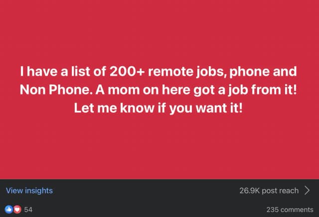 Post with 26.9K reach