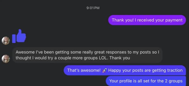 Customer getting great responses